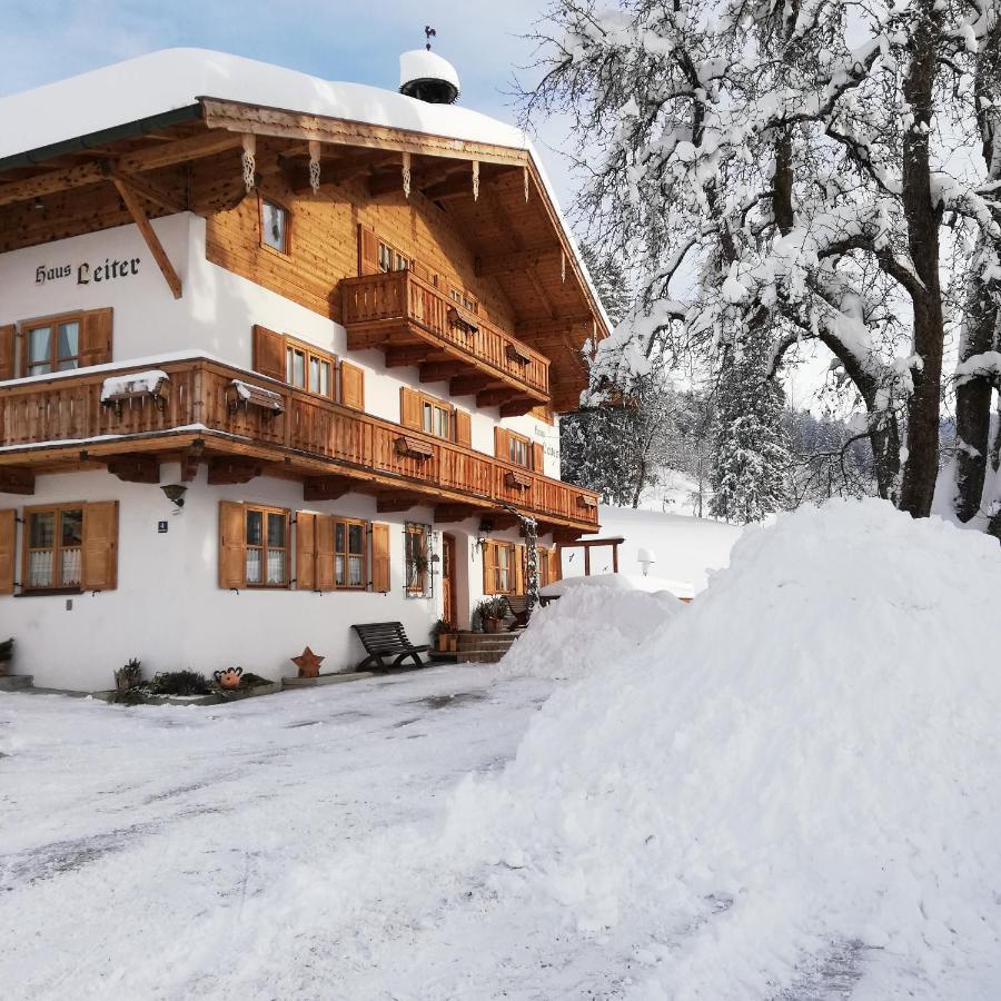 Haus Leiter Hotell Reit im Winkl Eksteriør bilde